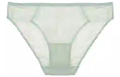 弗利少女 纯色法式蕾丝低腰内裤 女款