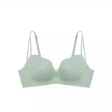 花蔓色 纯色无痕内衣聚拢防下垂美背文胸