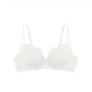 花蔓色 纯色无痕内衣聚拢防下垂美背文胸