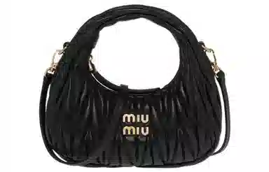 Miu Miu Wander Matelassé Mini Black