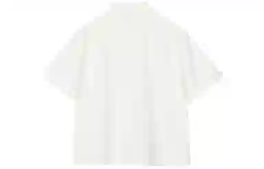 东鲸岁时记 纯色徽章刺绣直筒短袖衬衫 女款 幻海之城