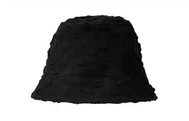 白卷 个性泡泡 小方块肌理感遮阳 闺蜜同款 渔夫帽 女款 黑色 白色