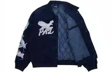PALACE FW22 Double Dragon Tour Jacket Navy Logo