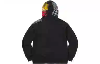 Supreme Patchwork Zip Up Hooded Sweatshirt