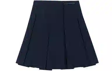 东鲸岁时记 八箱箱褶裙纯色褶皱短款半身裙