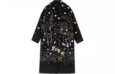 VALLEYOUTH Wool Coat Black