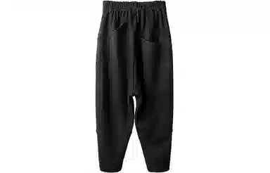 Huànxiàngzhě Black Straight-Leg Pants