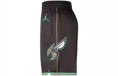 Jordan NBA Hornets Fan Shorts Brown