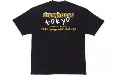 Drew House Tokyo Pop-up Exclusive T-Shirt FW22 Black