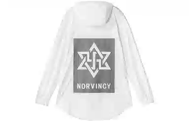 NORVINCY Logo Print Zip Jacket