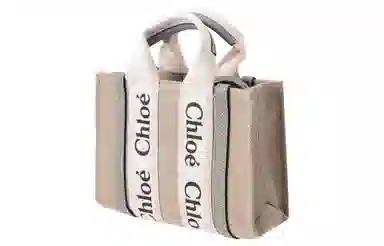 Chloe Woody Logo Tote