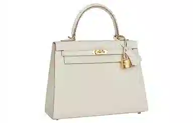 HERMES Kelly 25 Epsom 10 Craie