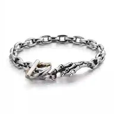 IDEAGEMER Silver Bracelet