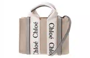 Chloe Woody Logo Tote