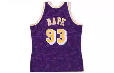 BAPE x Mitchell & Ness Lakers Basketball Jersey