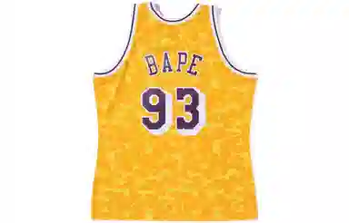 BAPE x Mitchell & Ness Lakers Basketball Jersey