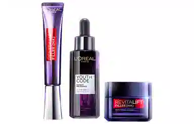 欧莱雅 面霜抗皱护肤品套装 补水