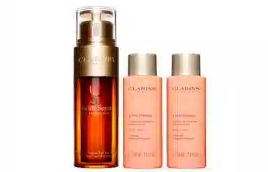 娇韵诗 黄金光女神弹簧组护肤套装 保湿补水