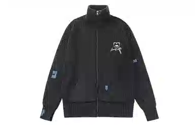 LAMLICKA High Collar Cardigan Sweater Dark Grey