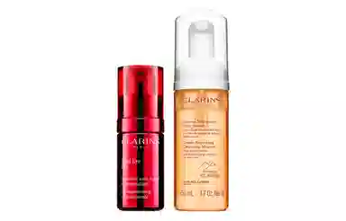 娇韵诗 眼霜洁面慕丝套装 保湿