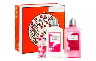 欧舒丹 玫瑰润手霜与身体护理套装