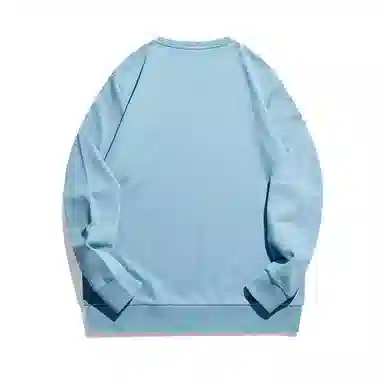 特步 纯色宽松圆领套头卫衣 女款