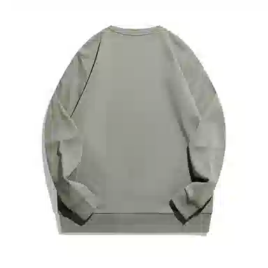 特步 纯色宽松圆领套头卫衣 女款