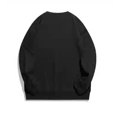 特步 纯色宽松圆领套头卫衣 女款