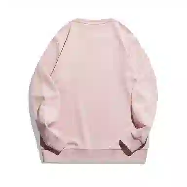 特步 纯色宽松圆领套头卫衣 女款