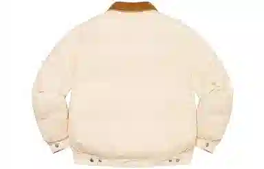 Supreme x Schott Canvas Down Trucker Jacket
