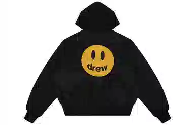 Drew House Mascot Hooded Bomber Jacket Black