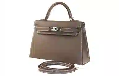 HERMES Mini Kelly Epsom 18 Etoupe
