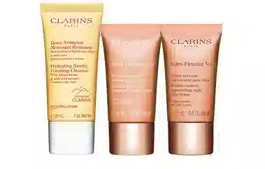 娇韵诗 双萃焕活洁面面霜套装 补水