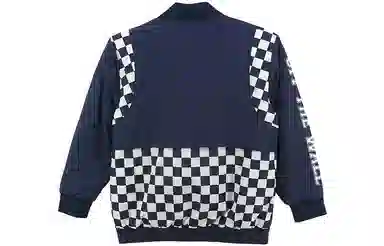 Vans Checkerboard Logo Jacket Blue