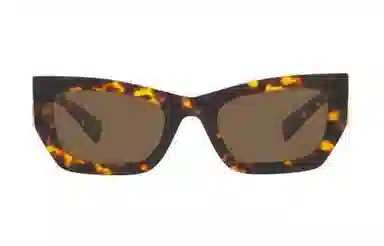 Miu Miu Irregular Frame Sunglasses Brown