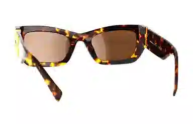 Miu Miu Irregular Frame Sunglasses Brown