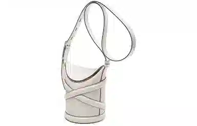 Alexander McQueen THE CURVE BAG Logo