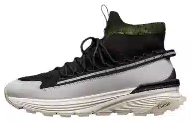 Moncler High-Top Sneakers Black Grey