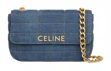 Celine Matelasse Denim Crossbody