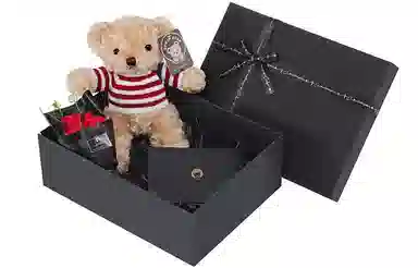 柏文熊 动物 脚印毛衣 挂链款美国毛衣熊 毛绒公仔 玩偶 毛绒公仔