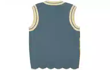 Sen Female Tribe V-Neck Knit Vest Brown