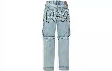 EVISU Wide Leg Jeans