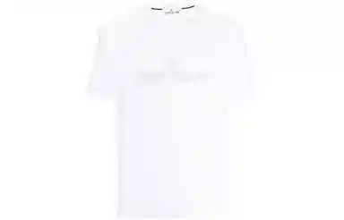 Stone Island SS23 Letter Logo Crewneck Tee White
