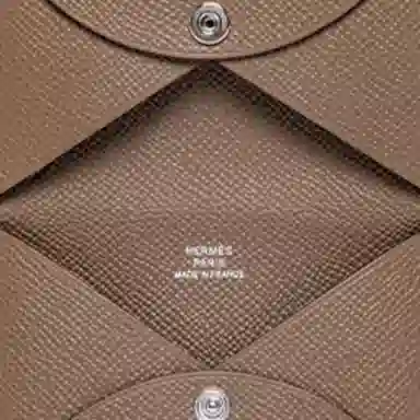 HERMES Calvi Epsom 18 Etoupe
