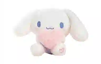 Sanrio Cinnamoroll Hug Heart Plush Keychain 10cm