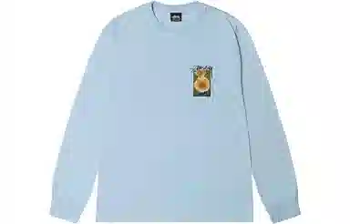 Stussy SS23 Floral Print Crewneck Long Sleeve Tee