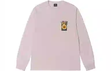 Stussy SS23 Floral Print Crewneck Long Sleeve Tee