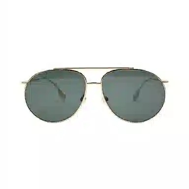 Burberry B. Stripe Aviator Sunglasses