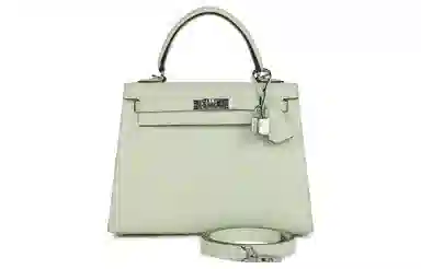HERMES Kelly 25 Epsom 0S Vert Fizz