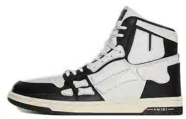 AMIRI Skel-Top Hi White Black